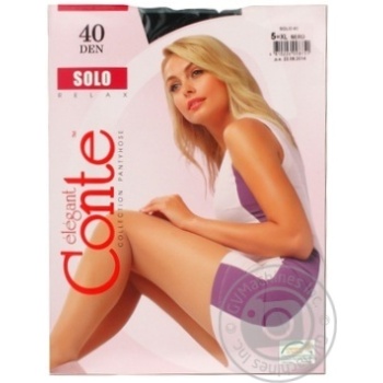Tights Conte nero polyamide for women 40den 5size - buy, prices for MegaMarket - photo 2