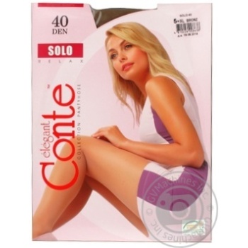 Колготы женские Conte Solo 40ден р.5 Bronz - купить, цены на ULTRAMARKET - фото 2