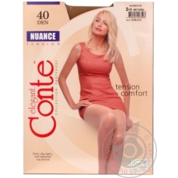 Nuance Conte 40 Den Natural Tights for Women Size 2 - buy, prices for NOVUS - photo 3