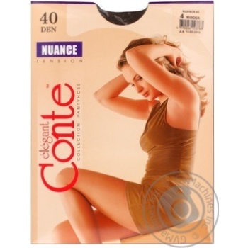 Conte Nuance Mocha Tights 40 den Size 4 - buy, prices for MegaMarket - photo 3