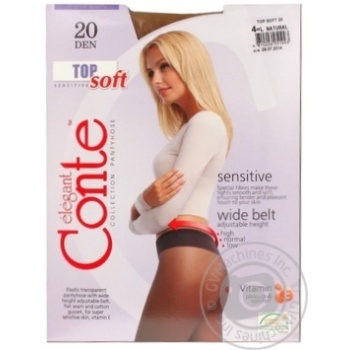 Tights Conte polyamide 20den 4size Belarus - buy, prices for NOVUS - photo 1