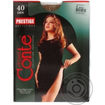 Колготы женские Conte Prestige 40ден р.5 Bronz - купить, цены на Таврия В - фото 2