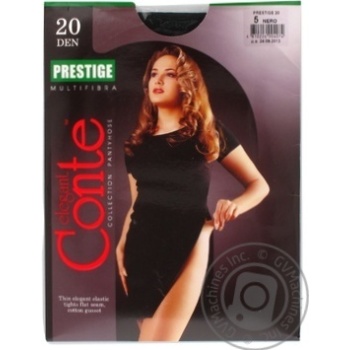 Колготи жіночі Conte Prestige 20ден р.5 Nero - купити, ціни на КОСМОС - фото 2