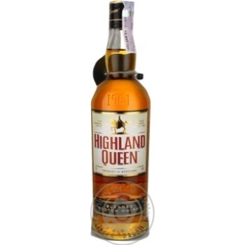 Whiskey Highland queen 40% 700ml glass bottle - buy, prices for MegaMarket - photo 1