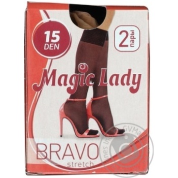 Knee highs Magic lady polyamide for women - buy, prices for MegaMarket - photo 1