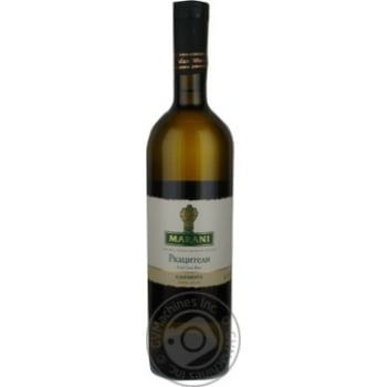 Wine rkaciteli Marani white dry 12% 750ml glass bottle Georgia - buy, prices for MegaMarket - photo 1