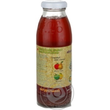 Juice Sadu prykarpatia apple chokeberry 300ml glass bottle - buy, prices for NOVUS - photo 3