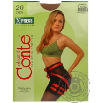 Колготы женские Conte X-Press 20ден р.3 Natural - купить, цены на МегаМаркет - фото 2