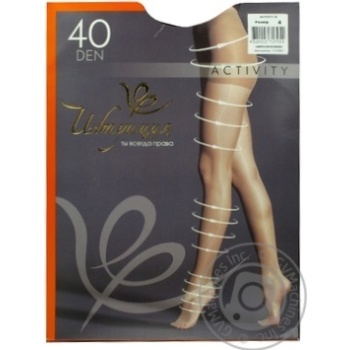 Tights Intuitsia cacao deniers for women 40den 4size - buy, prices for MegaMarket - photo 1