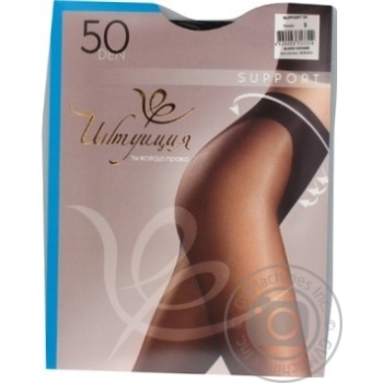 Intuyitsiya Support Women's Tights 50 den 3 black - buy, prices for MegaMarket - photo 1