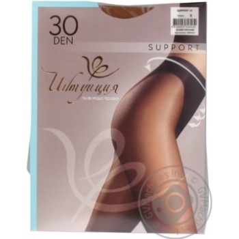 Tights Intuitsia corporal polyamide for women 30den 3size - buy, prices for MegaMarket - photo 1
