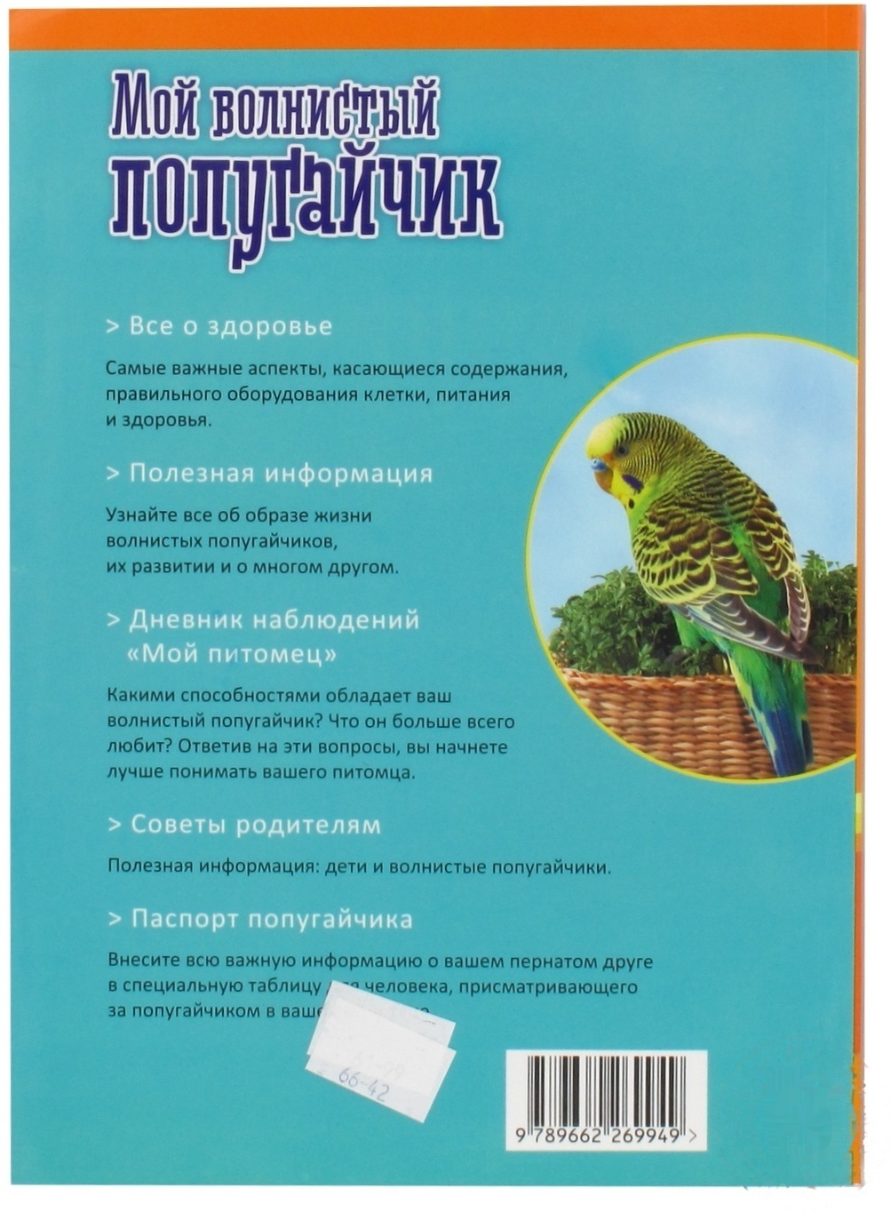 

Книга Мой волнистый попугайчик