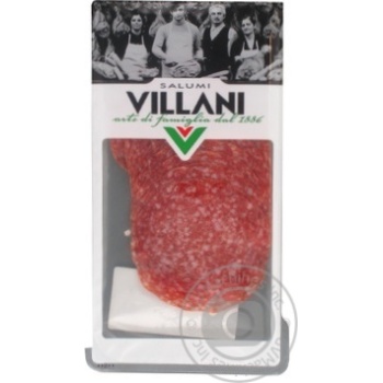 Колбаса Villani Salame Milano сыровяленая высший сорт нарезка 70г - купить, цены на Auchan - фото 2