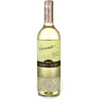 Вино Winemaker Совіньйон Блан-Шардоне біле напівсолодке 12% 0,75л купити, ціни на МегаМаркет - фото 1