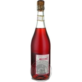 Вино 8% 0,75л ігристе Рожеве напівсолодке Maranello Lambrusco dell'Emilia Rosato - купить, цены на NOVUS - фото 2