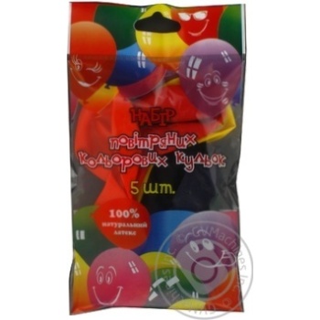 Party Favors Everything for the Party Crystal Balloons 5pcs - buy, prices for NOVUS - photo 1