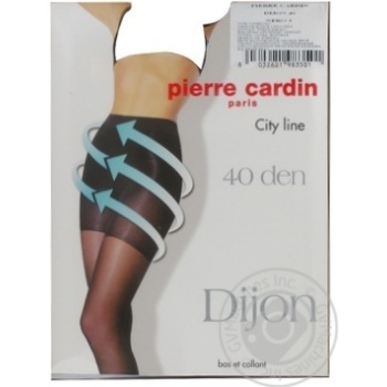 Колготи жіночі Pierre Cardin  Dijon 40 Nero 3 купить, цены на МегаМаркет - фото 1