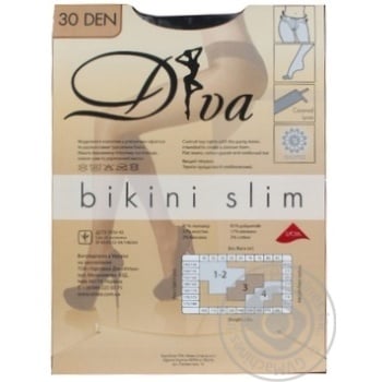 tights diva polyamide 30den Ukraine - buy, prices for - photo 2