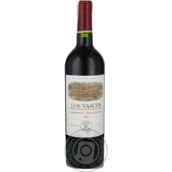 Вино червоне сухе Los Vascos Cabernet Sauvignon 0,75л - купити, ціни на - фото 1