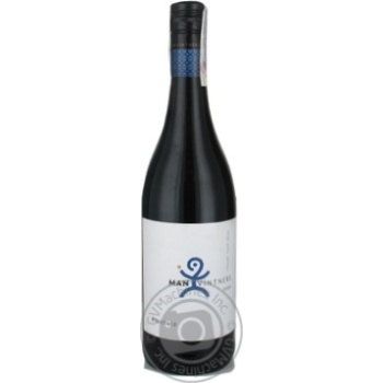 Вино MAN Pinotage Bosstok червоне сухе 0.75л х12 купить, цены на МегаМаркет - фото 1