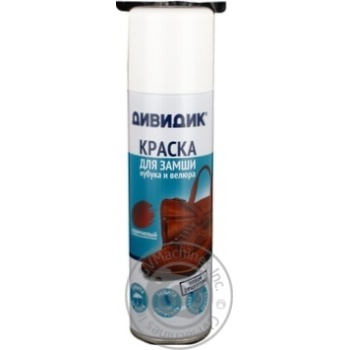 Dividik Nubuck Suede and Velor Paint 250ml Brown - buy, prices for MegaMarket - photo 1