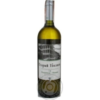 Wine rkaciteli Old tbilisi white dry 12.5% 750ml glass bottle Georgia - buy, prices for MegaMarket - photo 1