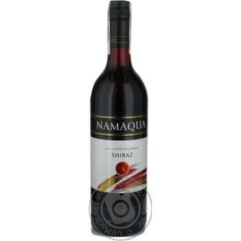 Wine shiraz Namaqua red dry 13% 750ml - buy, prices for MegaMarket - photo 1