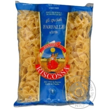 Pasta farfalle Riscossa 500g - buy, prices for MegaMarket - photo 1