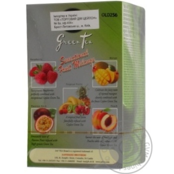 Чай зелений Sensational Fruit Melange Jaftea 20*2г - купити, ціни на - фото 4