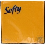 Салфетки Softy двухслойные 30х30см 20шт