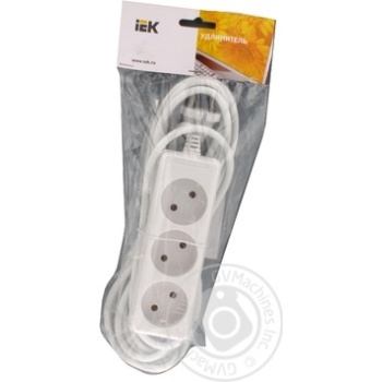 IEC Extension Cable Without Grounding on 3 Sockets 5m - buy, prices for MegaMarket - photo 3