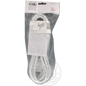 IEC Extension Cable Without Grounding on 3 Sockets 5m - buy, prices for MegaMarket - photo 2