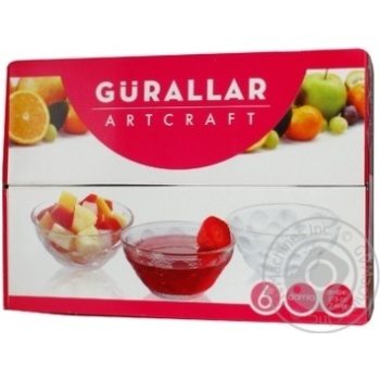 Салатник Art Craft скло Damla 215мл 6шт Art.31-146-298 купить, цены на МегаМаркет - фото 4