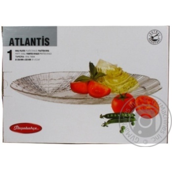 Pasabahce Atlantis Oval Dish 230x320mm - buy, prices for Auchan - photo 2