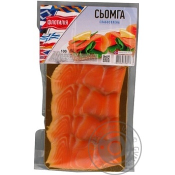 Нарізка сьомга с/с в/у Флотилія 100г купить, цены на МегаМаркет - фото 3