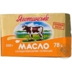 Масло Яготинское сладкосливочное 78% 200г
