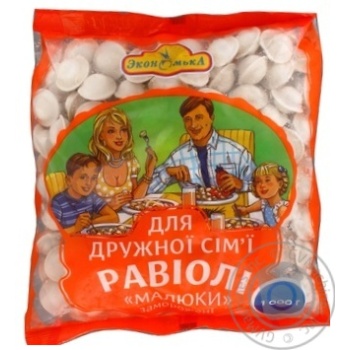 Ravioli Ekonomka precooked 1000g - buy, prices for MegaMarket - photo 1