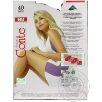 Tights Conte polyamide for women 40den 2size - buy, prices for MegaMarket - photo 2