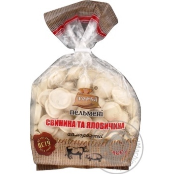 Meat dumplings Torba with beef frozen 900g - buy, prices for MegaMarket - photo 1