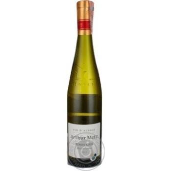 Вино Arthur Metz Selection Pinot Gris біле н/сухе 0.75л х6 купить, цены на МегаМаркет - фото 1
