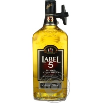 Віскі Label 5 років 0.7л х3 купити, ціни на МегаМаркет - фото 1