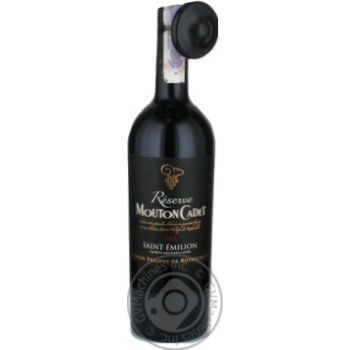 Вино Rothschild Mouton Cadet Saint-Emilion червоне сухе 0.75л х6 купити, ціни на МегаМаркет - фото 1