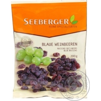 Изюм Seeberger из темного винограда 200г купить, цены на МегаМаркет - фото 1