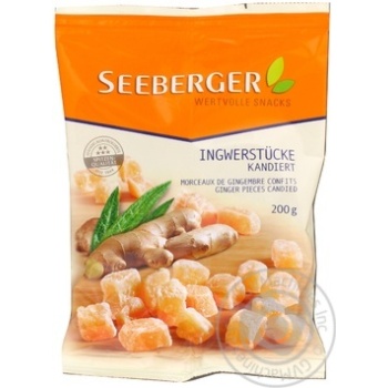 Імбир Seeberger сушений 200г x12 купити, ціни на МегаМаркет - фото 1