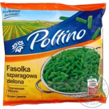 Vegetables green been Poltino frozen 400g - buy, prices for MegaMarket - photo 1