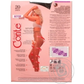 Tights Conte for women 20den 2size - buy, prices for MegaMarket - photo 2
