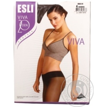 Колготки жін. ESLI VIVA 20 р.4 marrone купить, цены на МегаМаркет - фото 1