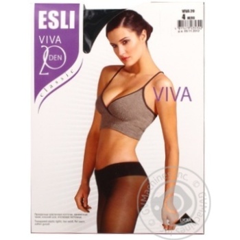 Esli E Viva Women's Tights 20 den s.4 nero - buy, prices for Vostorg - photo 4