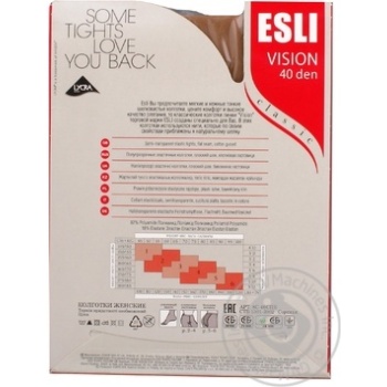 Tights Esli for women 40den 4size - buy, prices for MegaMarket - photo 2