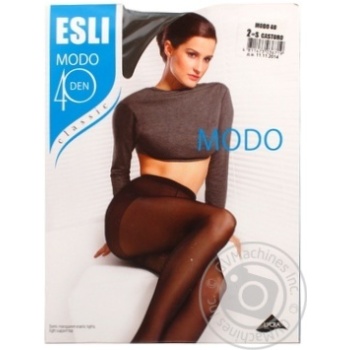 Колготки жіночі ESLI Modo 40 castoro р.2 шт купити, ціни на МегаМаркет - фото 1